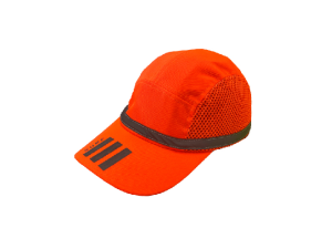 Casquete de seguridad Bump Cap Hi Vision Fluor naranjo