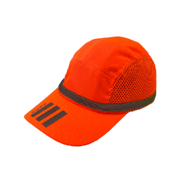 Casquete de seguridad Bump Cap Hi Vision Fluor naranjo