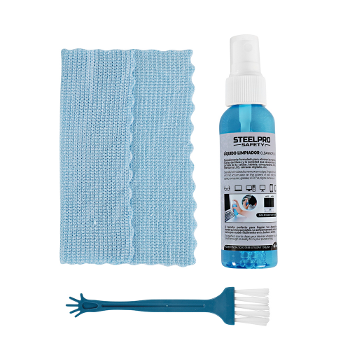 Kit de limpieza para lentes y pantallas Steelpro - Imagen 2