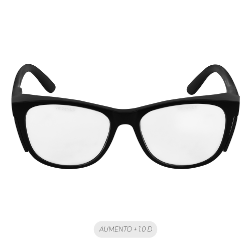 Lente de seguridad Safblack claro full reader + 2.0D Steelpro