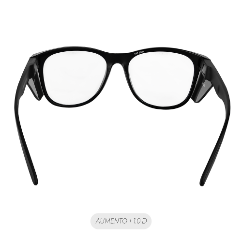 Lente de seguridad Safblack claro full reader + 2.0D Steelpro - Imagen 3