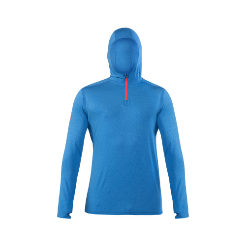 Polera Dry Fit Hw Spx C Gorro Manga Larga Hombre Electric Blue